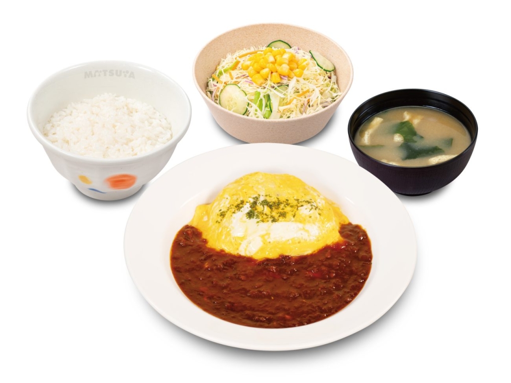 オムデミハンバーグ定食