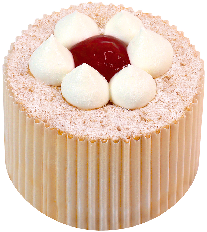苺のシフォンケーキ