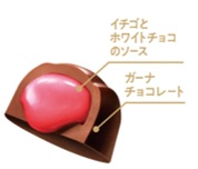 フルーツショコラ アンフィニマン フレーズ 断面