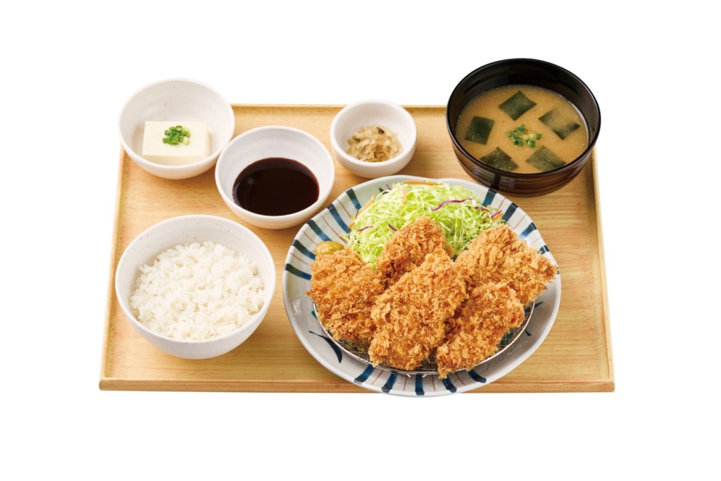 とりカツ定食(5個) 1,150円