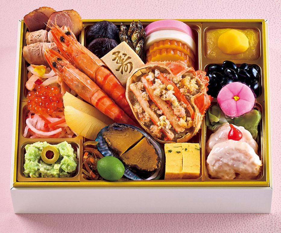 ローソンおせちを寄贈（和洋中一段重など）