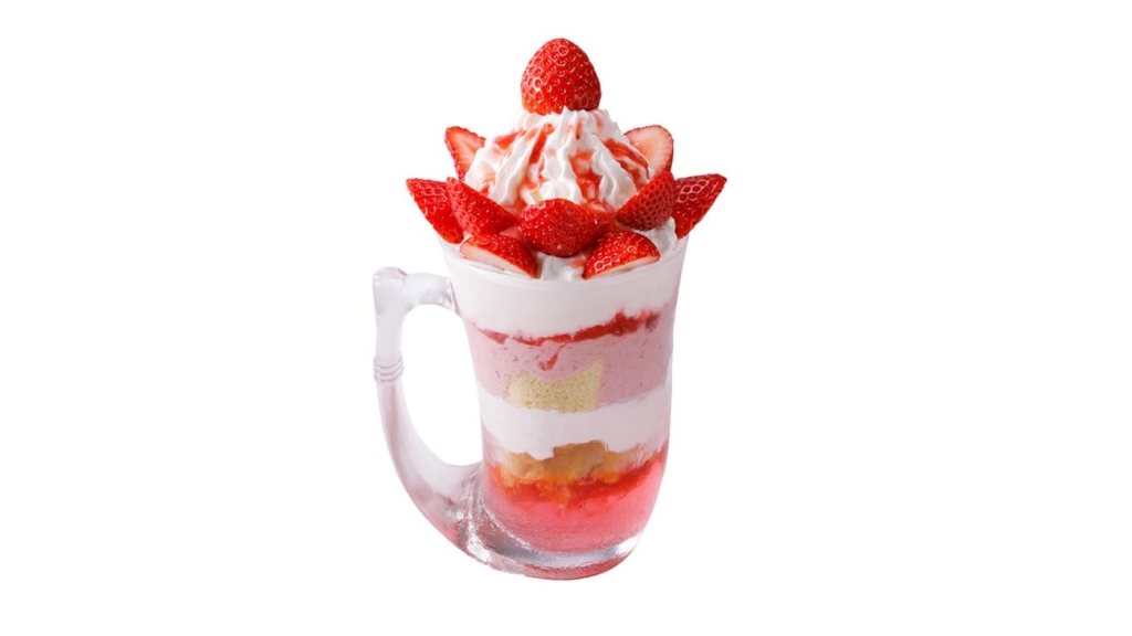 ジョッキパフェ(完熟いちご)