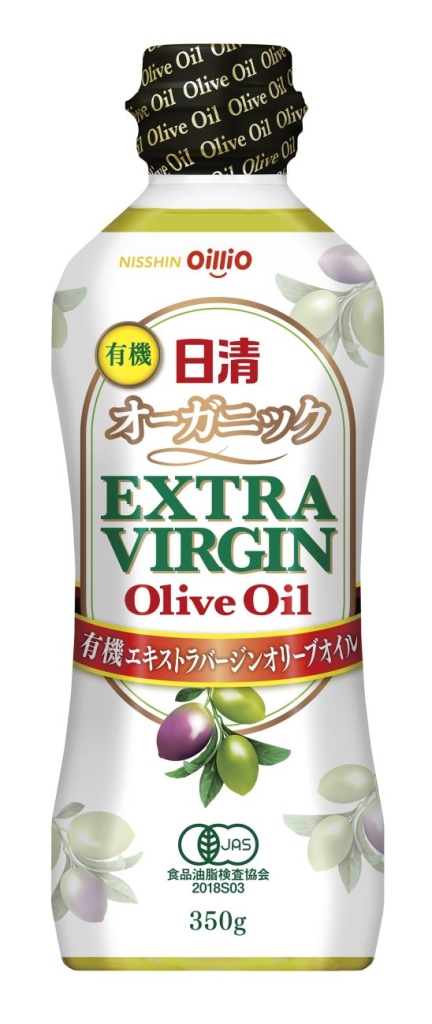 日清 オーガニックエキストラバージンオリーブオイル 350g