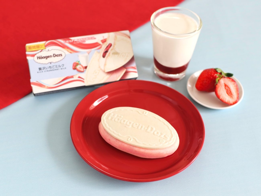 クリスピーサンド『贅沢いちごミルク』イメージ