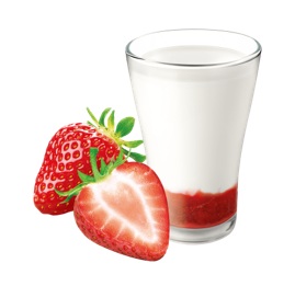 いちごミルクを表現した味わい