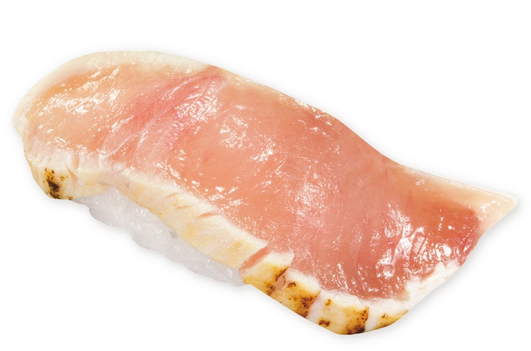 大切り炙りまぐろ（1貫110円）