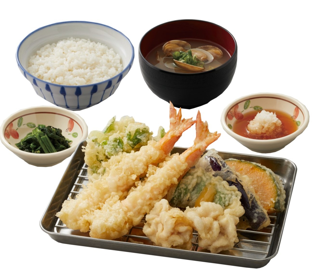 海老・たら・白子の贅沢天ぷら定食