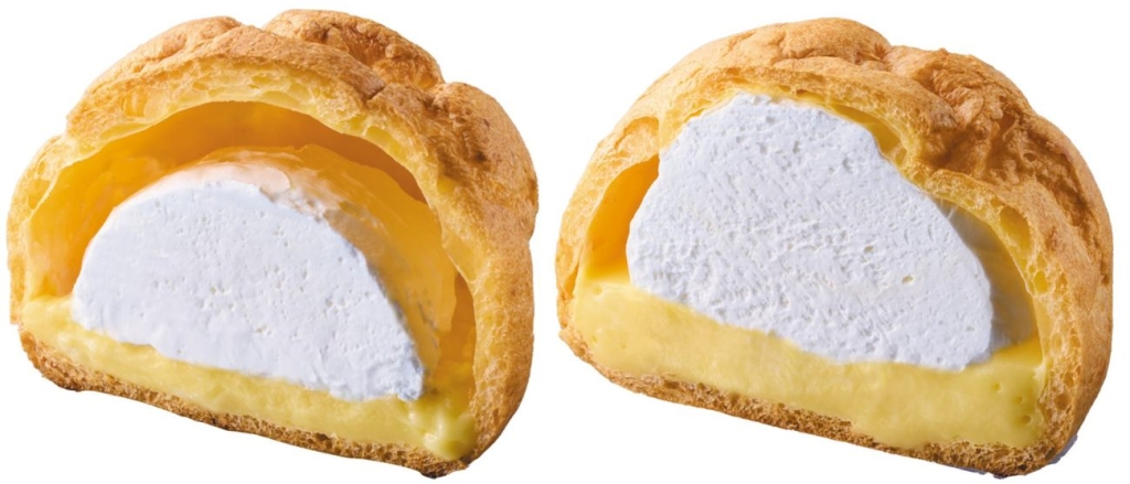 従来品と「盛りすぎ!大きなツインシュー」