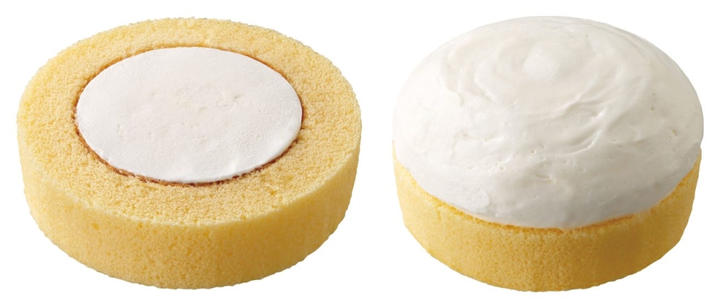 従来品と「盛りすぎ!プレミアムロールケーキ」
