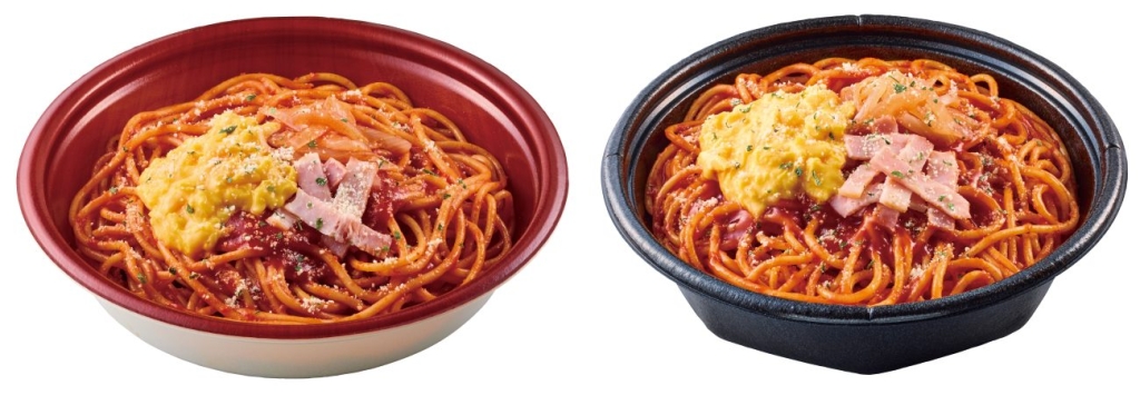 従来品と「盛りすぎ!ナポリタン」