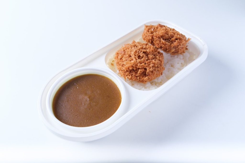 オーベルジーヌ欧風カレー×まい泉ヒレかつ 贅沢コラボ弁当(Aタイプ)
