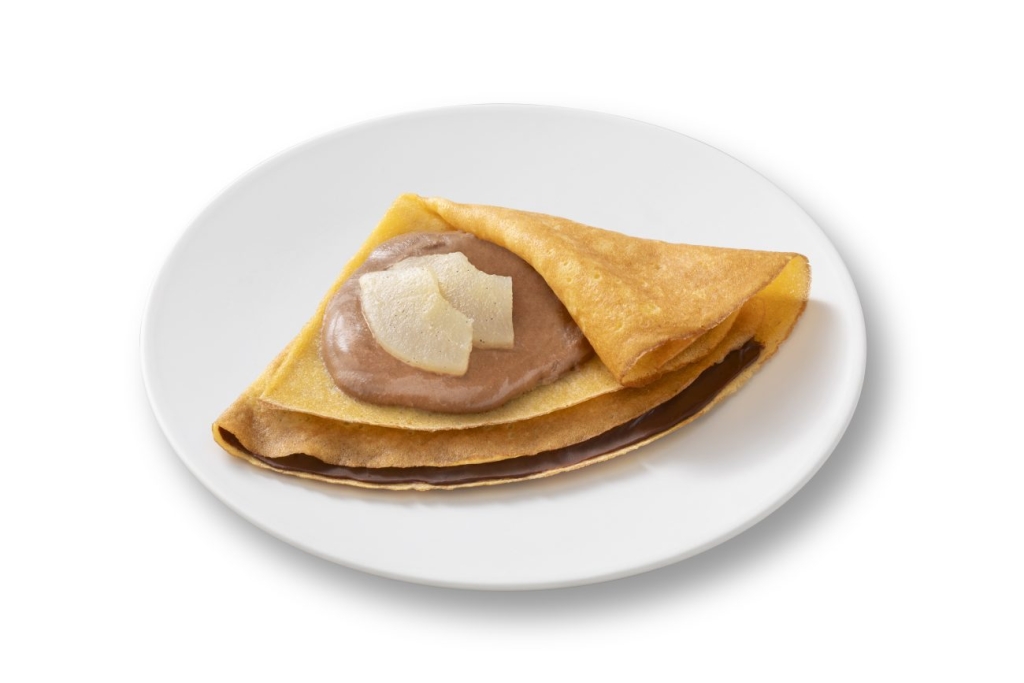 ショコラと洋梨のクレープ