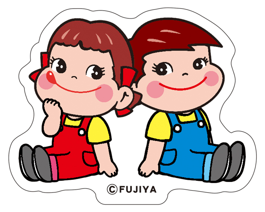 ペコポコチョコ缶　ステッカー