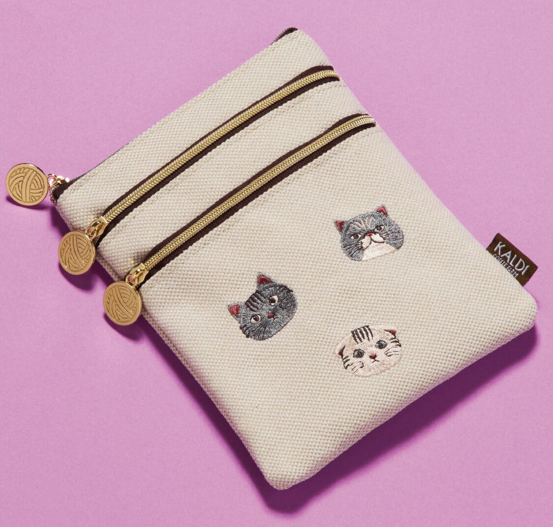 ネコの日バッグ プレミアム「3段マルチポーチ」