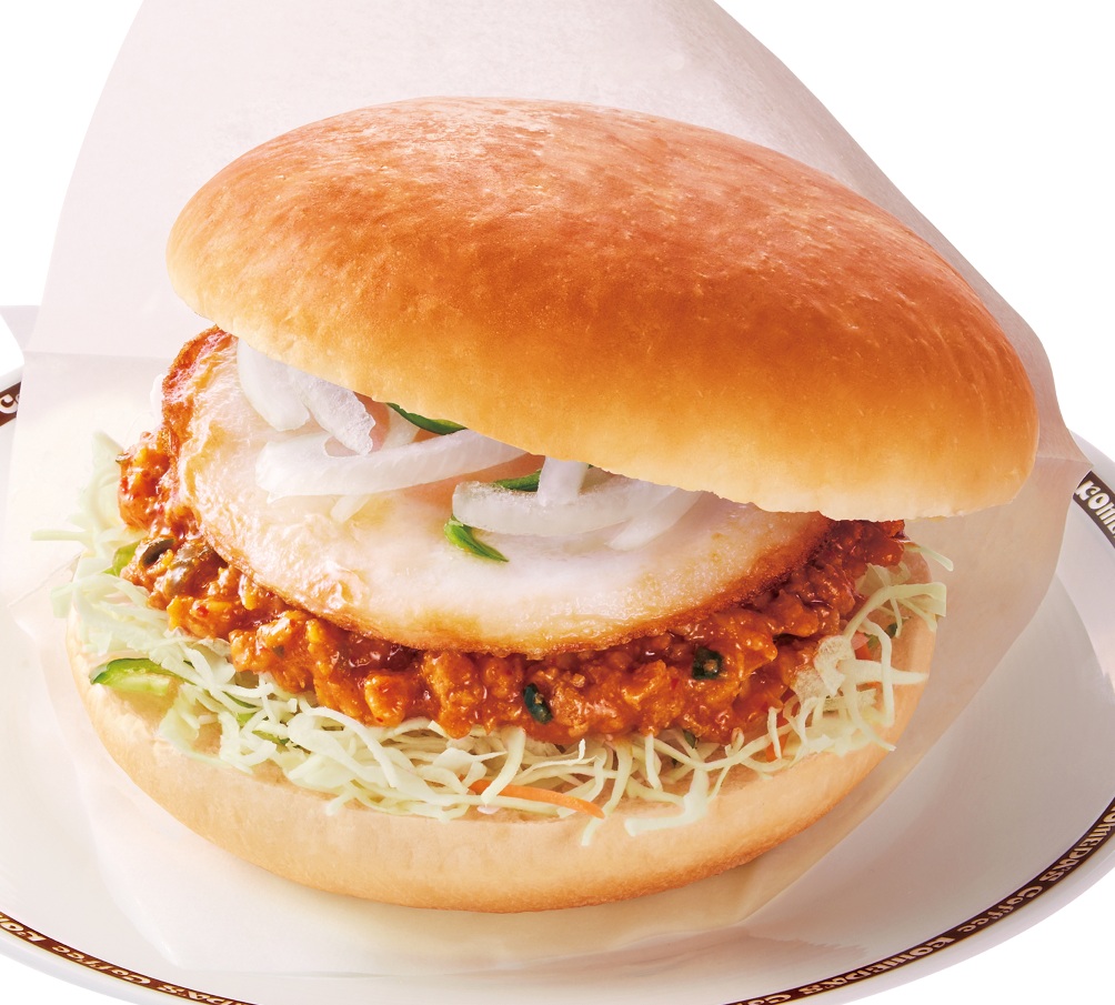 コメダ珈琲店「台湾ミンチのコメドムバーガー」