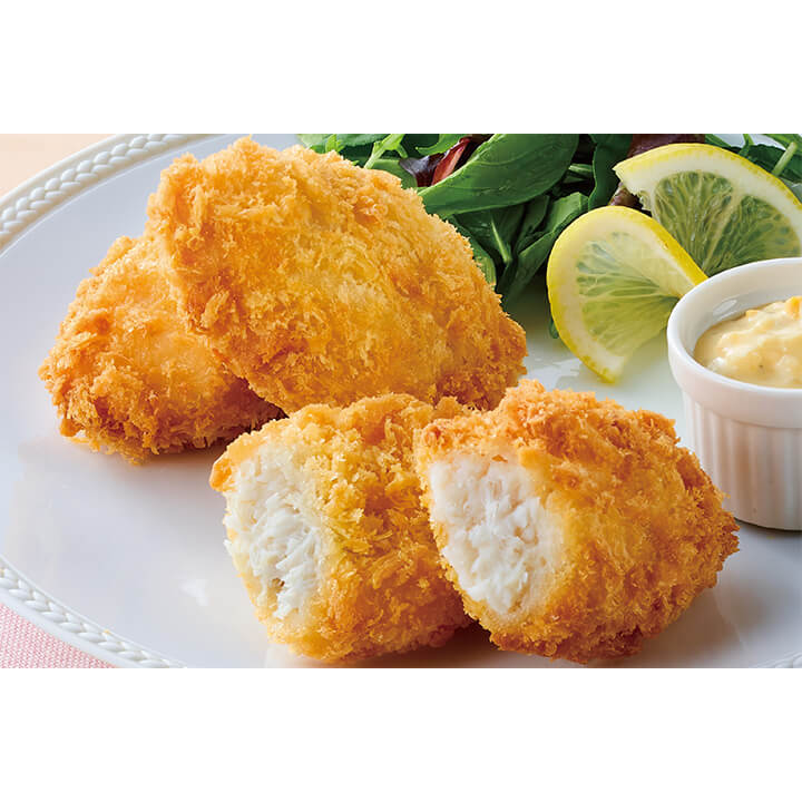 至福のひとさら 白身魚のカツ 調理例