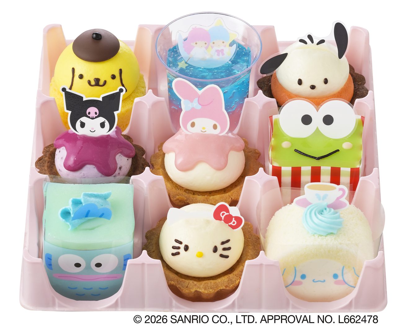 ＜サンリオキャラクターズ＞スイーツコレクション（9個入）