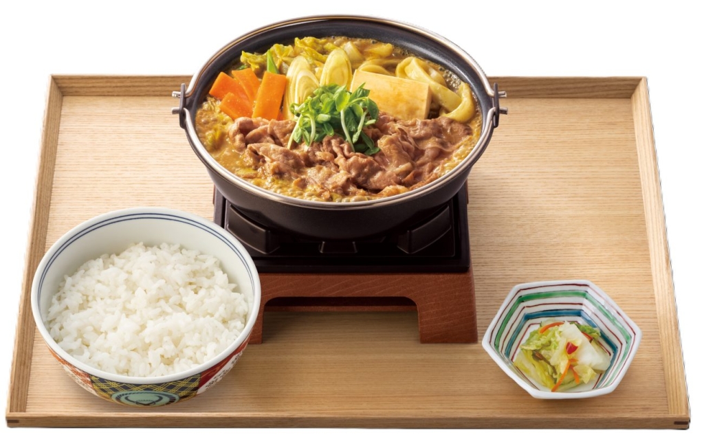吉野家「牛カレー鍋膳」
