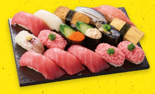 小僧寿し「まぐろガツ盛16貫」