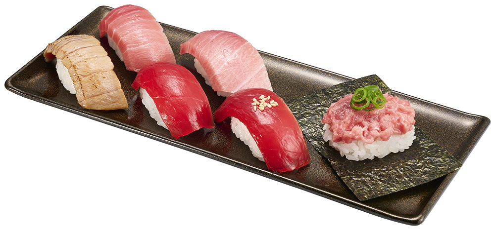 豊洲 天然本鮪6貫盛り