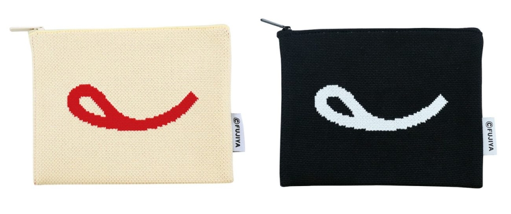「（非売品）オリジナルニットポーチ（スマイルマーク）」＜全2種＞