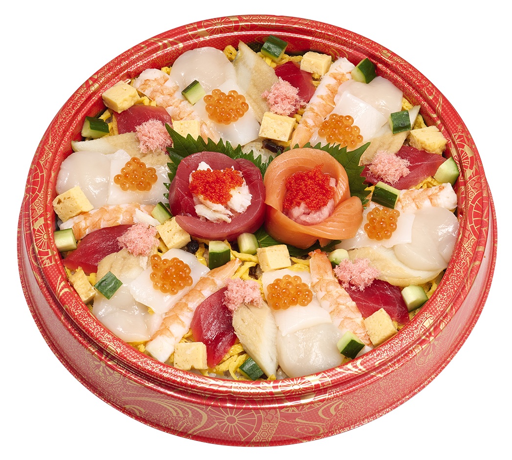 スシロー「華やか 海鮮ひなちらし（3人前）」