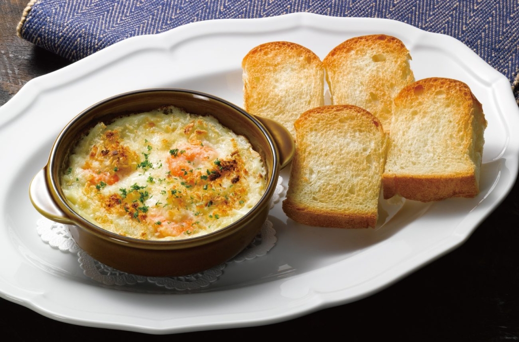 きたあかりと真鱈のマッシュポテトグラタン