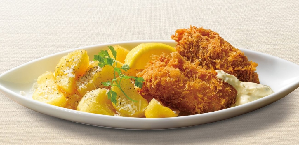 北海道産真鱈フライときたあかりのフライドポテト