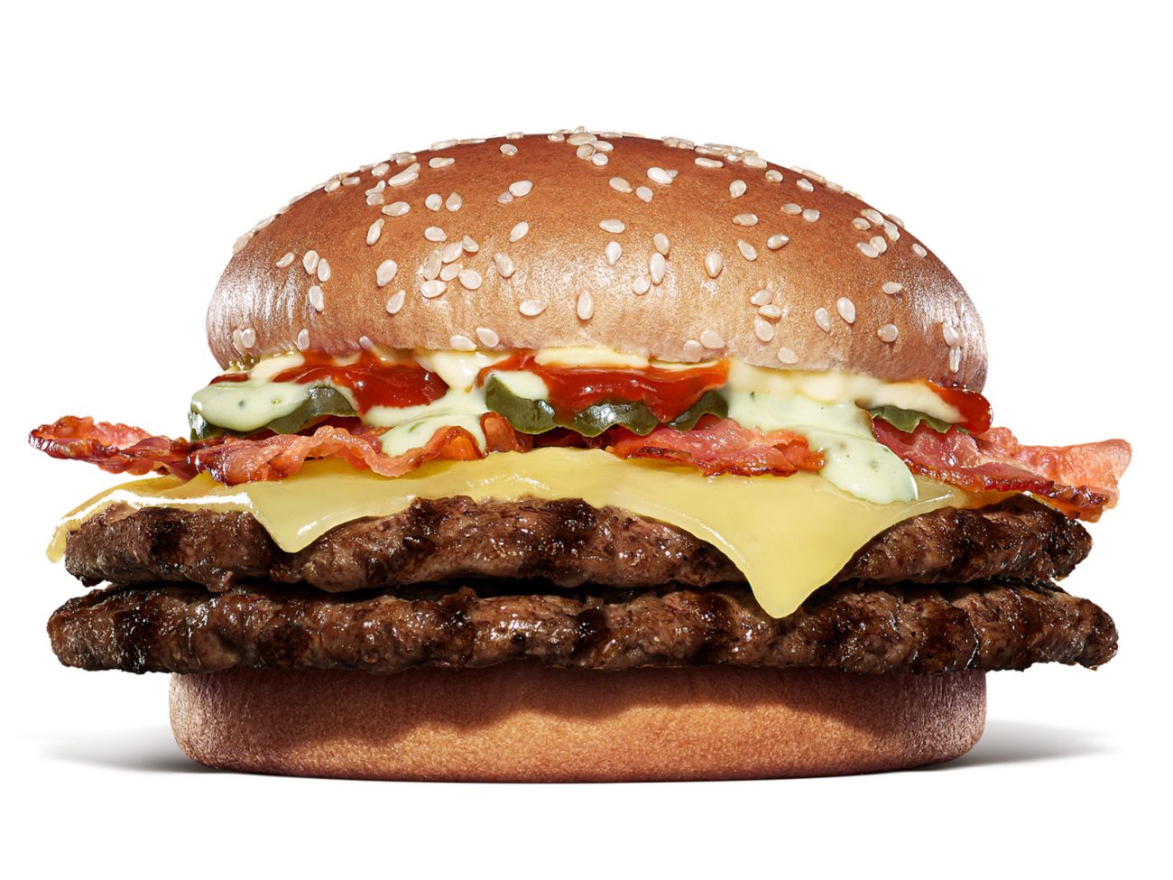『ダブルビーフ ビッグマウスホワイトバーガー』