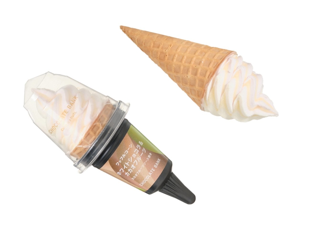 CHOCOLATE BANK ワッフルコーン ホワイトショコラ&カカオフルーツ
