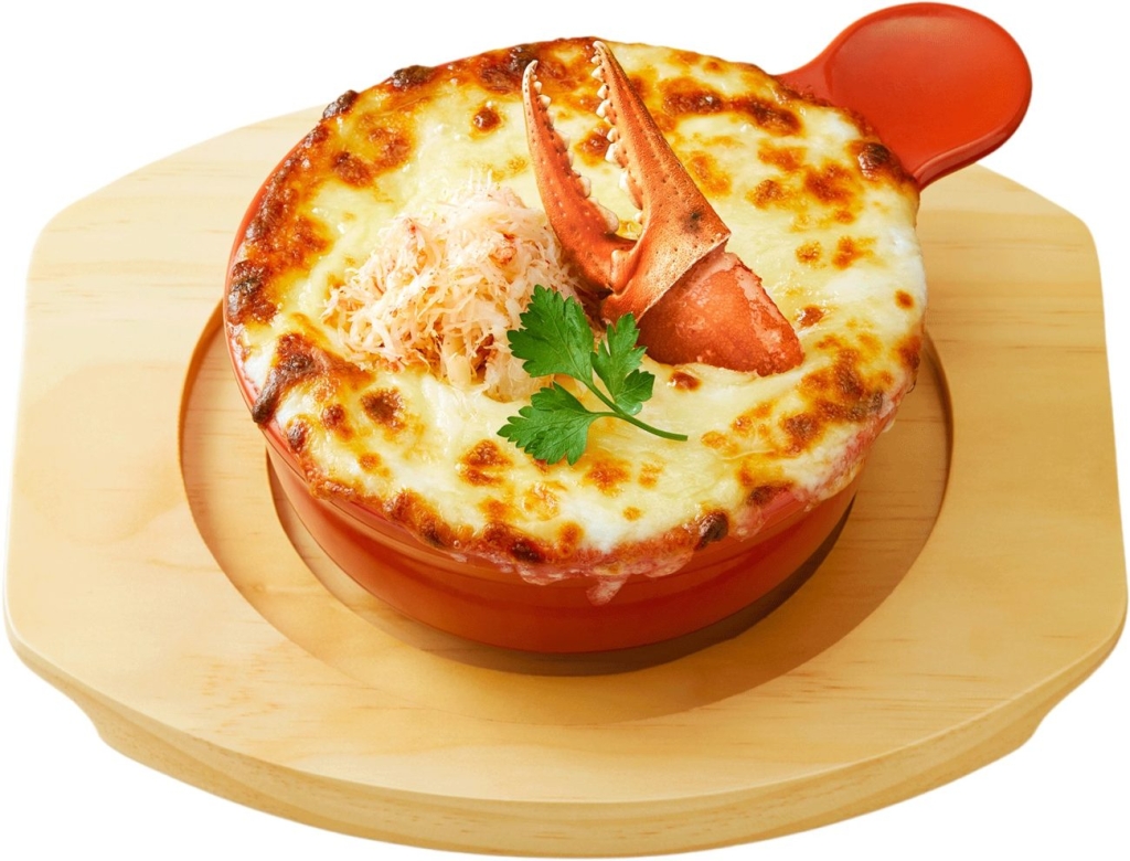 「“窯焼きチーズパスタ” 蟹のクリームソース」