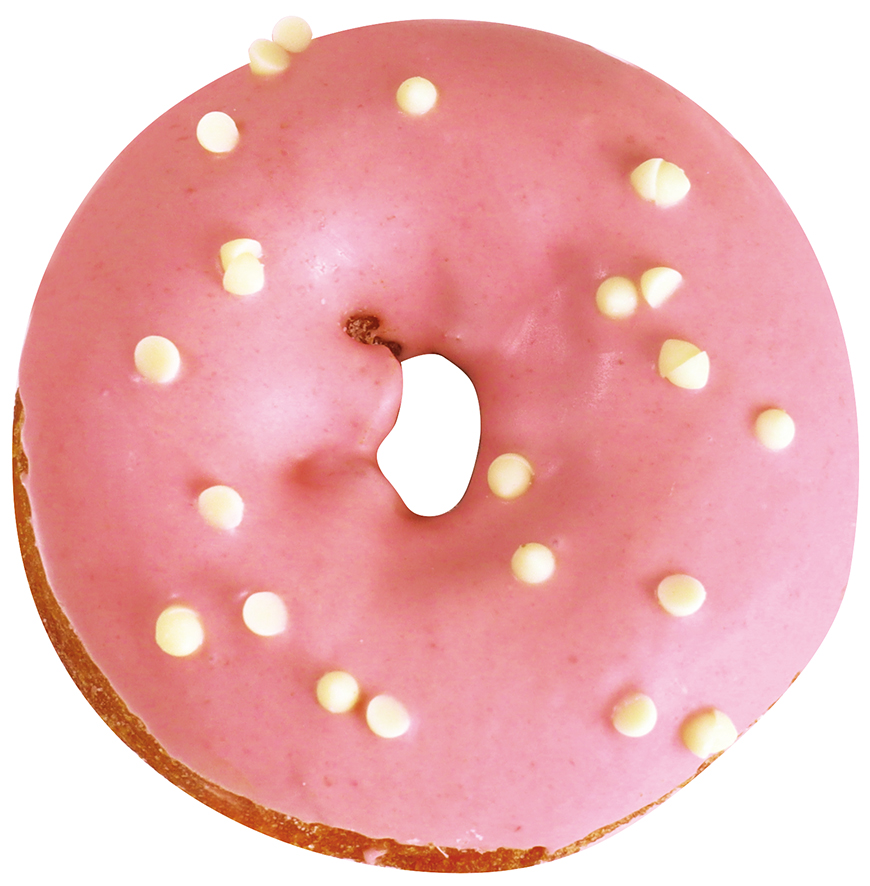 milkyドーナツ(苺チョコ)