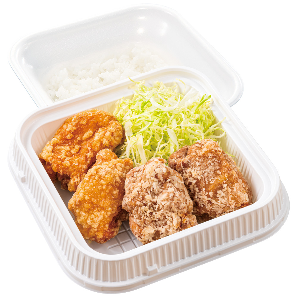 にんにくからあげ合盛り弁当