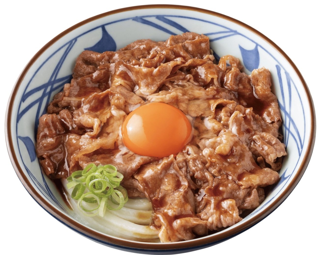 焼きたて　牛すき釜玉うどん