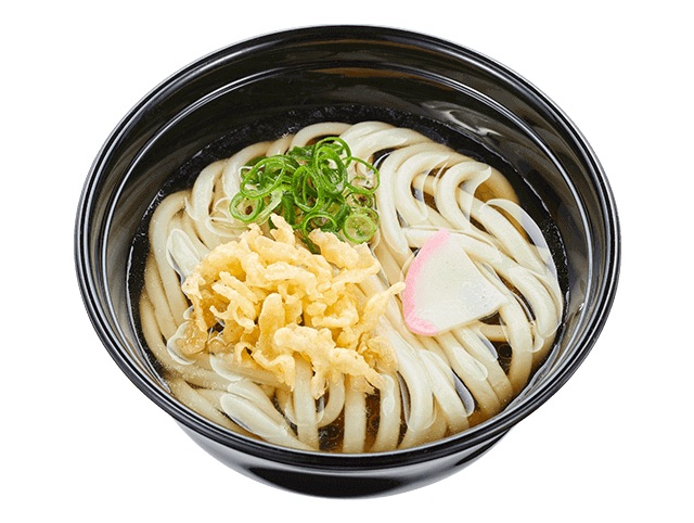かけうどん90円