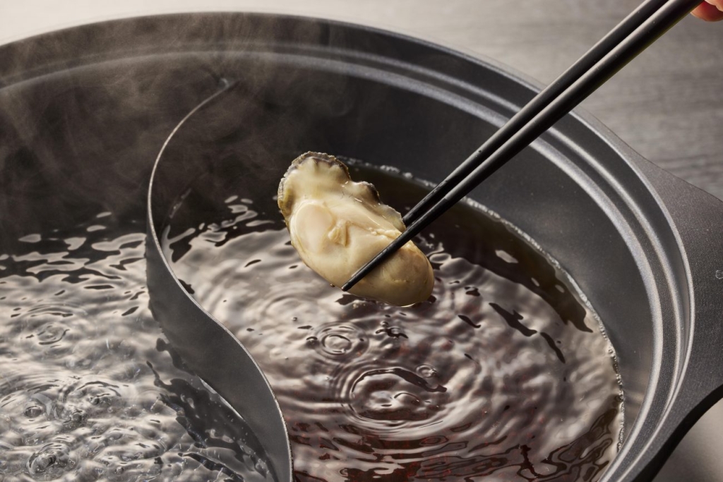 軽やかな口当たりの「牡蠣しゃぶ」