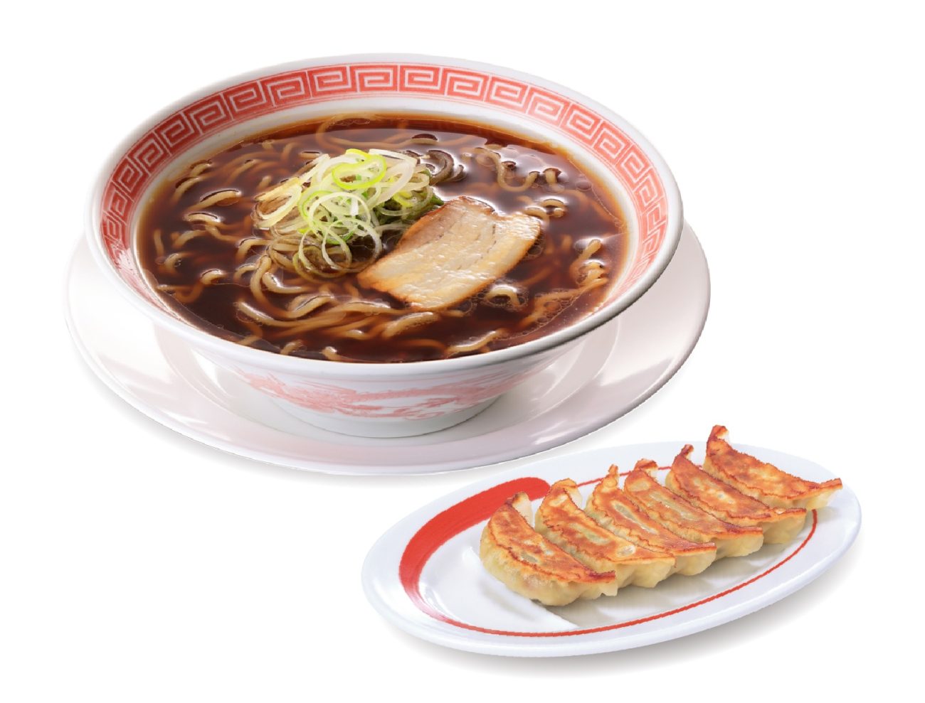 郡山ブラック素らーめん餃子セット 500円