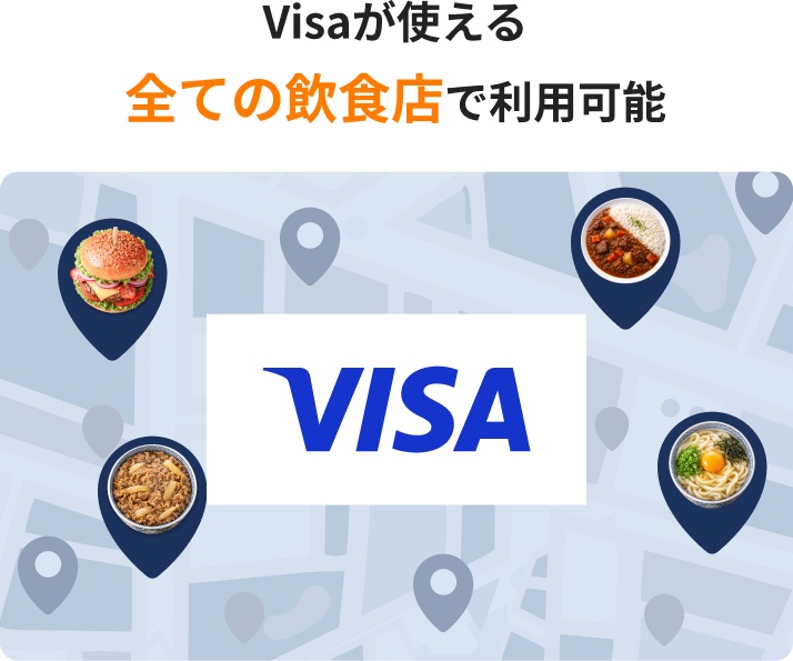 HQカードはすべてのVisa加盟店で利用可能
