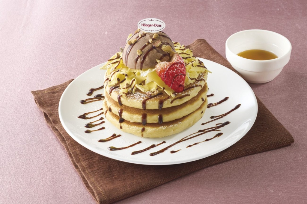 ハーゲンダッツと背徳のけずりバターパンケーキ