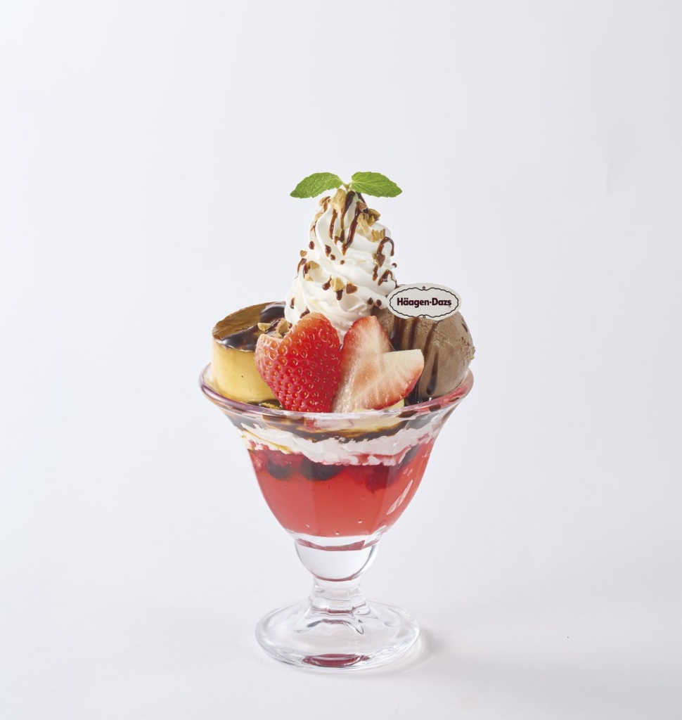 ハーゲンダッツと自家製プリンのチョコサンデー