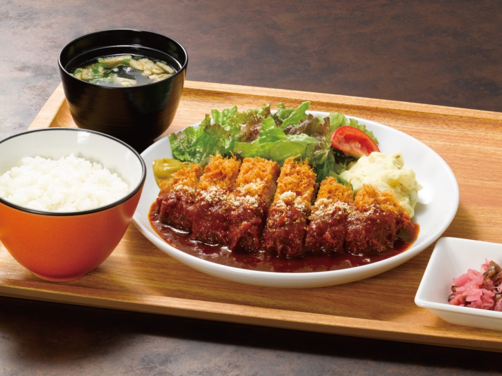 ロースかつ膳 ドミグラスソース