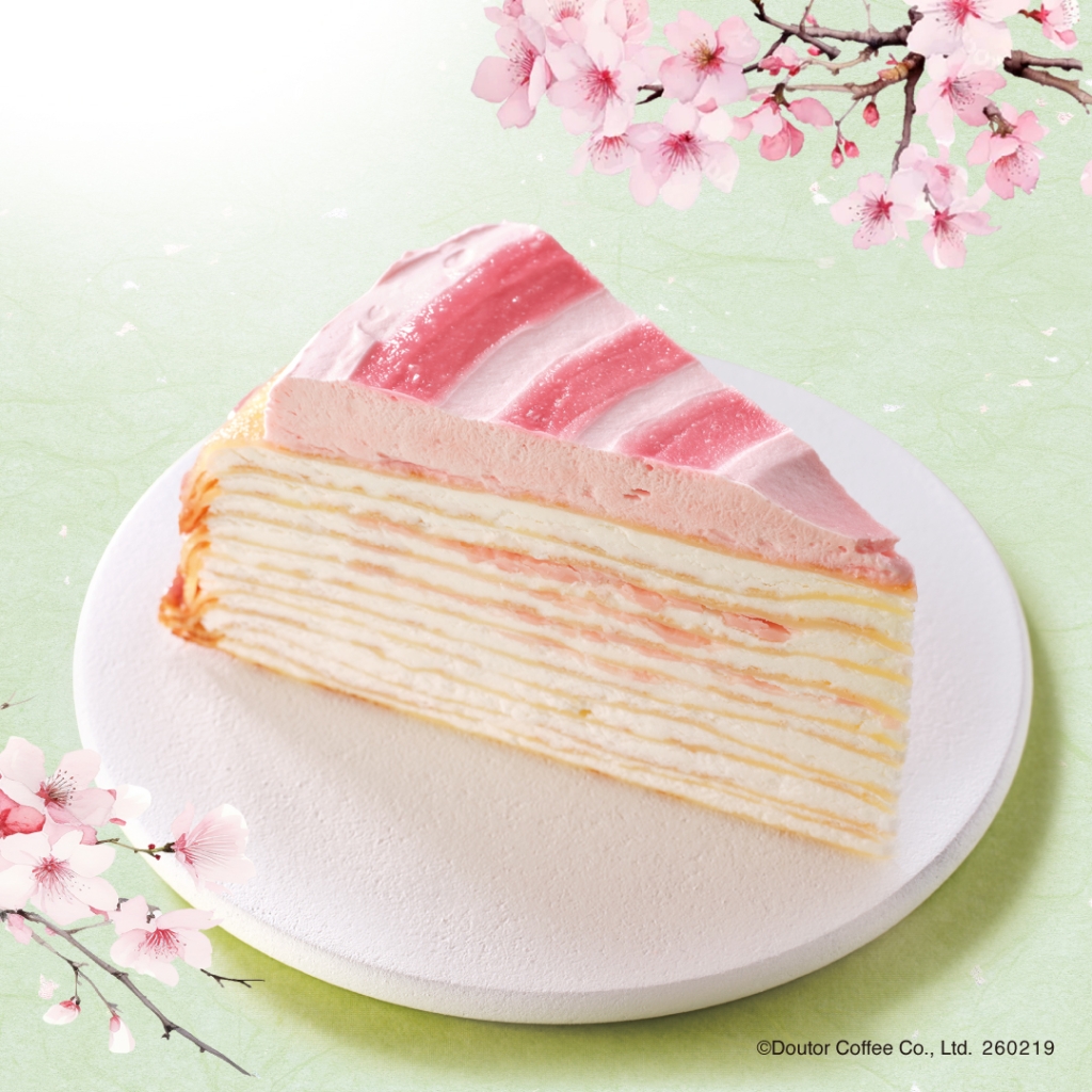 桜香るパリパリチョコミルクレープ