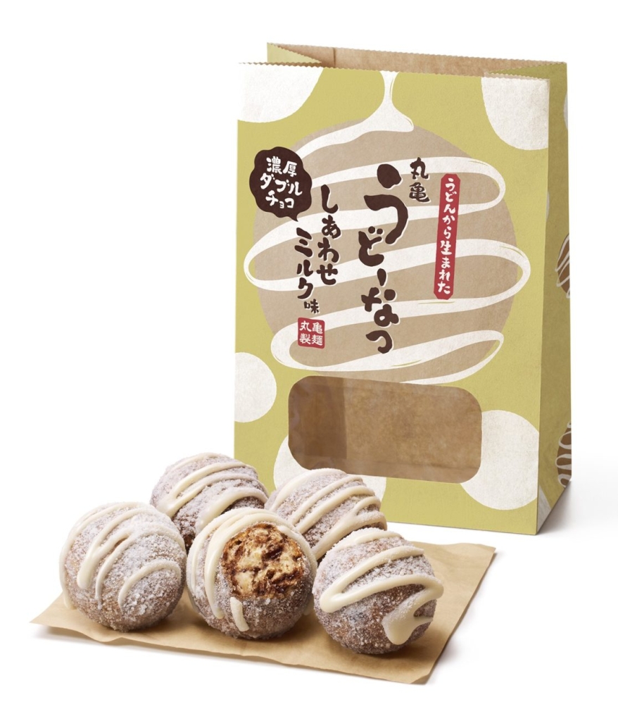 丸亀うどーなつ 濃厚ダブルチョコ しあわせミルク味 税込370円