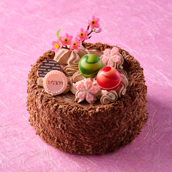 ひなかざり ショコラ・ノワール 14cm