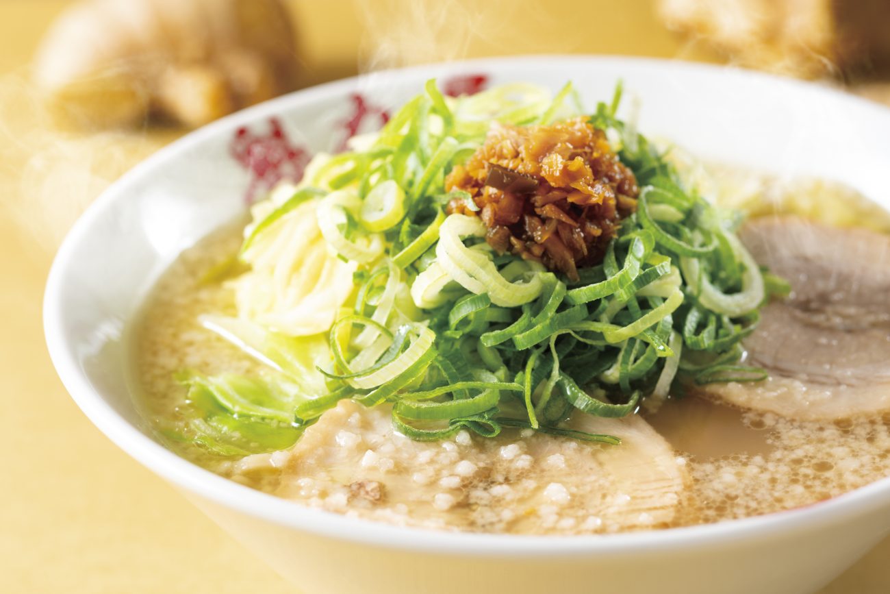 魁力屋「背脂生姜塩ラーメン」