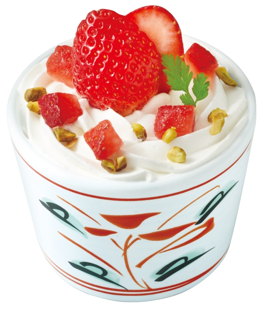 ショートケーキ風ドルチェ～いちごとピスタチオ～