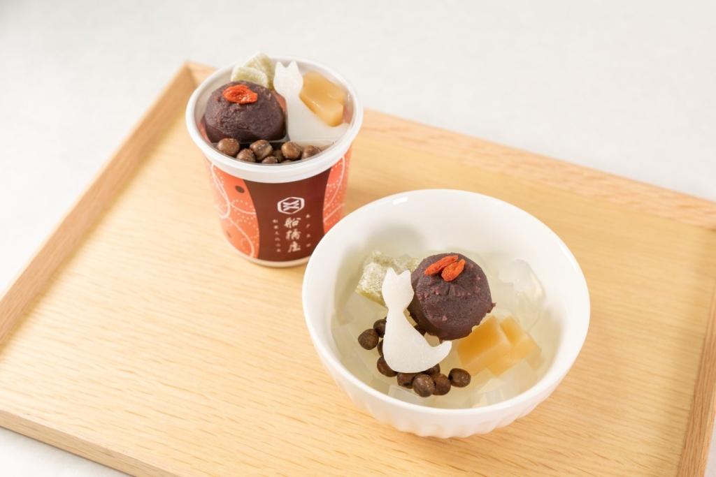 【船橋屋】猫あんみつ