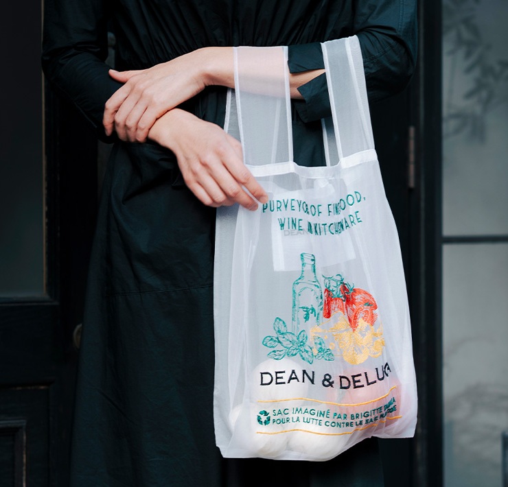 DEAN & DELUCA「オーガンジーバッグ FOOD」