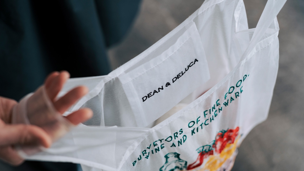 DEAN & DELUCA「オーガンジーバッグ FOOD」