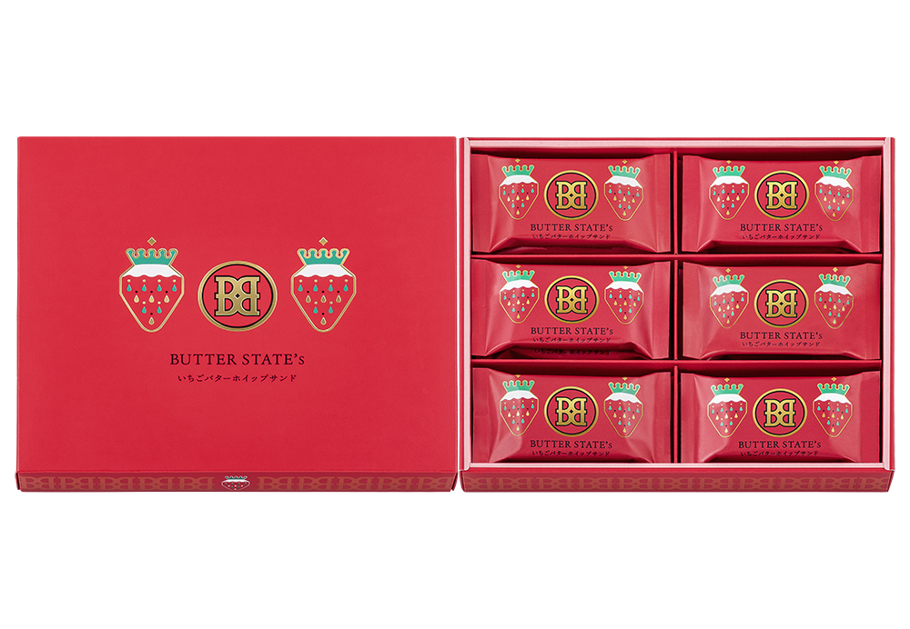 いちごバターホイップサンド 8個入